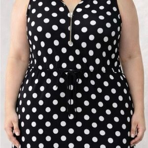 Black and White Polka Dot Dress